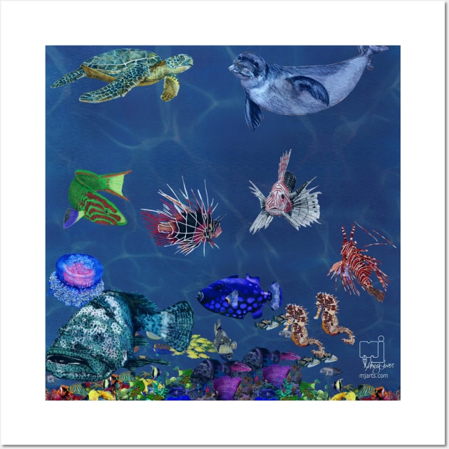 sea life Wall Art by mjartscom